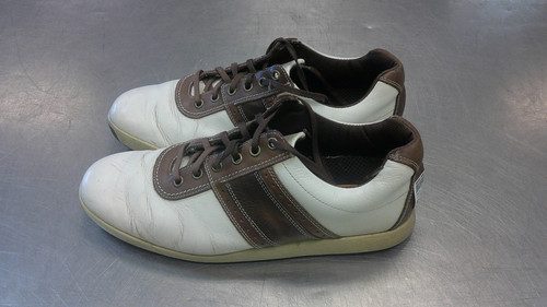 Vist Large View of Product Image Which is Used Foot Joy Mens Golf Shoes Brown Senior 11