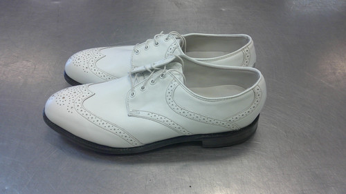 Vist Large View of Product Image Which is Used Dexter Mens Golf Shoes White Senior 11
