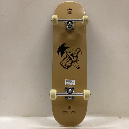 Vist Large View of Product Image Which is Used Arbor JAMIE BROWN Complete Skateboard Brown 8 3/4"