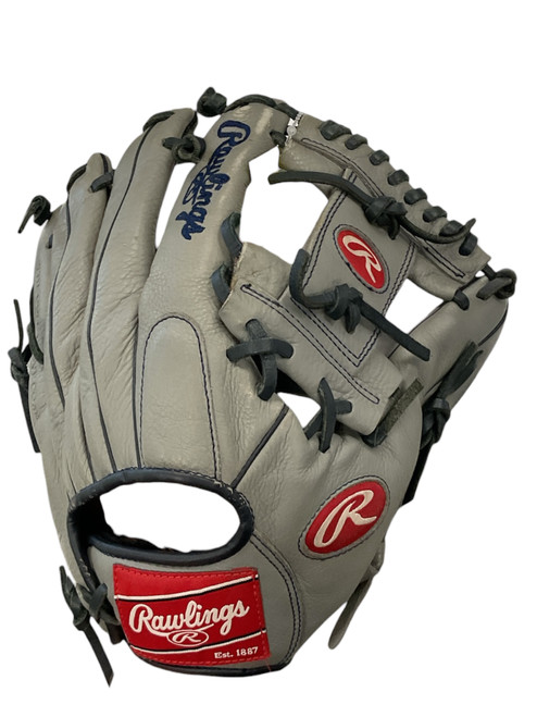 Vist Large View of Product Image Which is Used Rawlings SELECT PRO LITE BB/SB Glove RH Throw Grey 11 1/2"