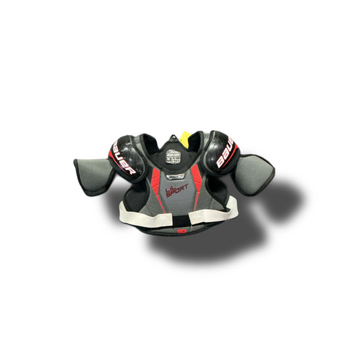 Vist Large View of Product Image Which is Used Bauer BAUER LIL SPORT SHOULDER PADS Youth Shoulder Pads LG