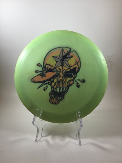 Vist Large View of Product Image Which is Used Innova STAR WRAITH Disc Golf Driver Green 175g