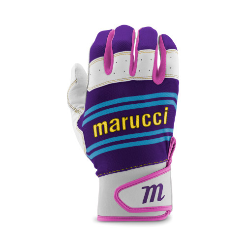Vist Large View of Product Image Which is New Batting Glove Purple/Pink- Youth Medium