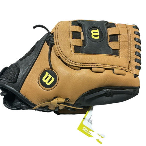 Vist Large View of Product Image Which is Used Wilson A300 BB/SB Glove RH Throw Brown 11 1/2"