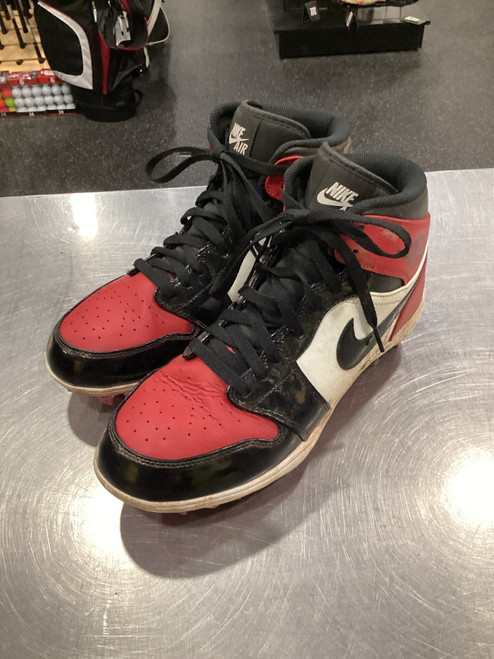 Vist Large View of Product Image Which is Used Nike AIR JORDAN Adult FB Cleats Red Senior 9