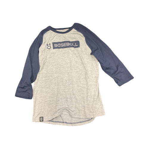 Vist Large View of Product Image Which is Under Armour SHIRT Other Clothing Navy Blue And Grey LG