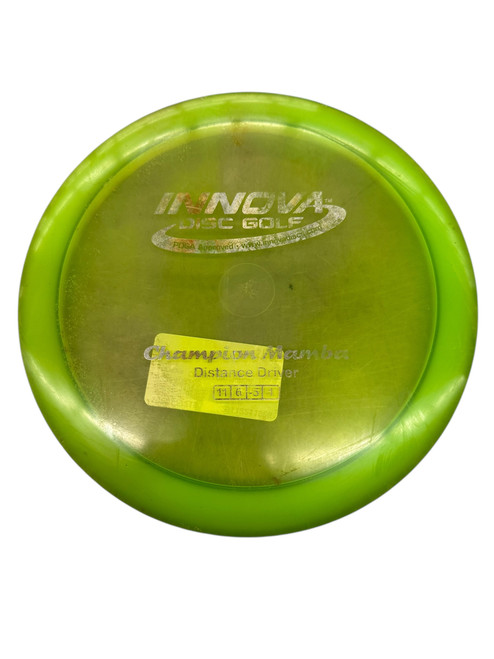 Vist Large View of Product Image Which is Used Innova CHAMPION MAMBA Disc Golf Driver Green