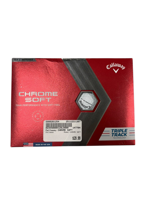 Vist Large View of Product Image Which is Used Callaway CHROME SOFT 12 Pack - Golf Balls