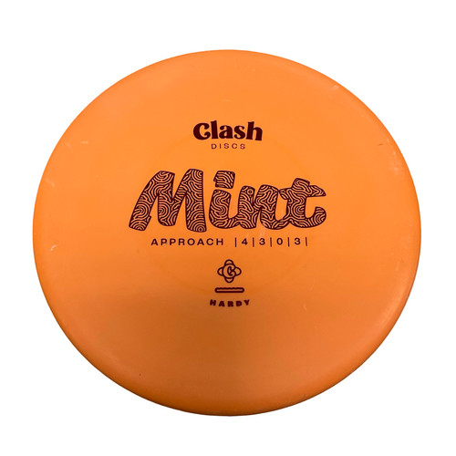 Vist Large View of Product Image Which is Used Clash Discs HARDY MINT Disc Golf Mid Range Orange