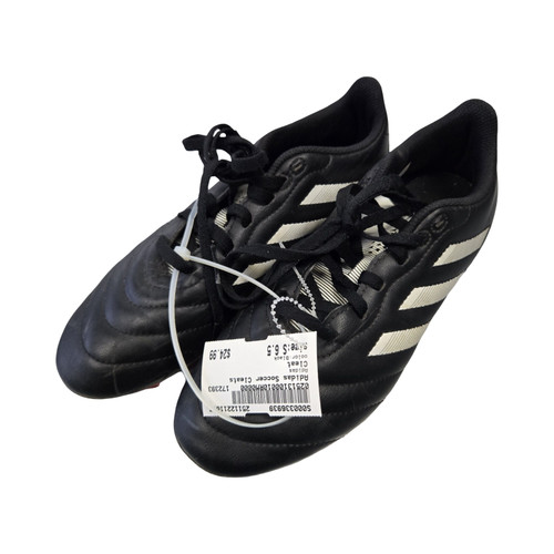 Vist Large View of Product Image Which is Used Adidas Soccer Cleats Black Senior 6.5