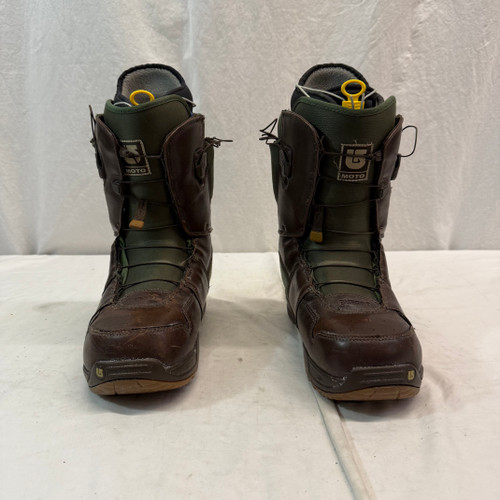 Vist Large View of Product Image Which is Used Burton MOTO Mens Snowboard Boots Brown Senior 8