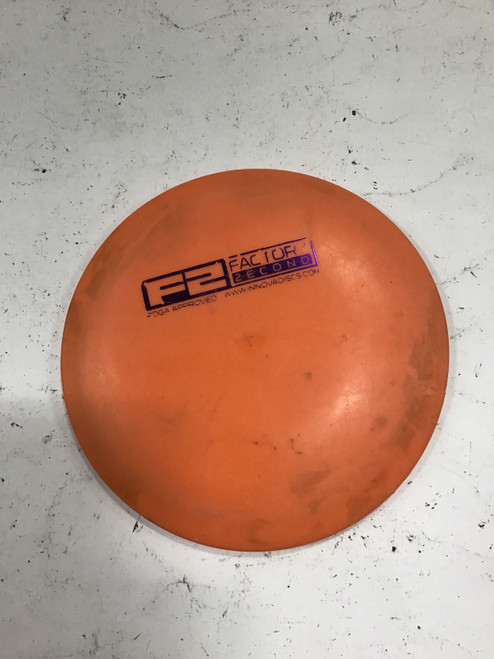 Vist Large View of Product Image Which is Used Innova DX LEOPARD Disc Golf Driver Orange 172g