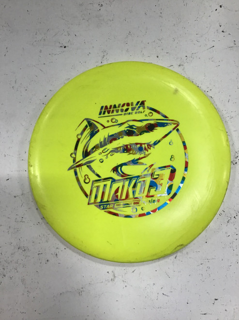 Vist Large View of Product Image Which is Used Innova STAR MAKO 3 Disc Golf Mid Range Yellow 178g