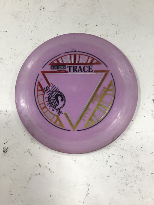 Vist Large View of Product Image Which is Used Streamline NEUTRON TRACE Disc Golf Driver Purple 170g