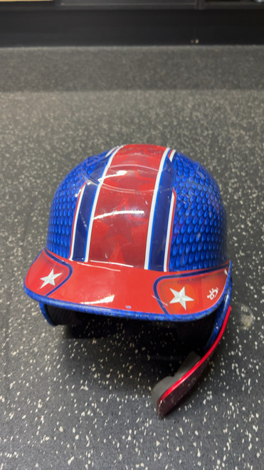 Vist Large View of Product Image Which is Used BoomBah BOOMBAH HELMET + JAW GAURD Batting Helmet No Mask Royal Blue One Size