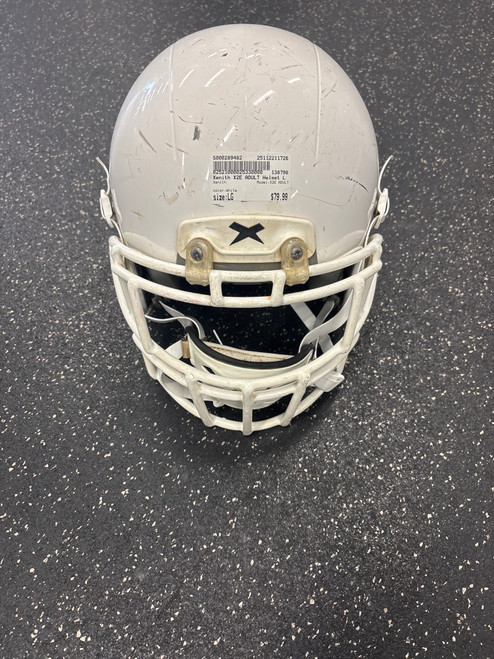 Vist Large View of Product Image Which is Used Xenith X2E ADULT FB Helmet White LG