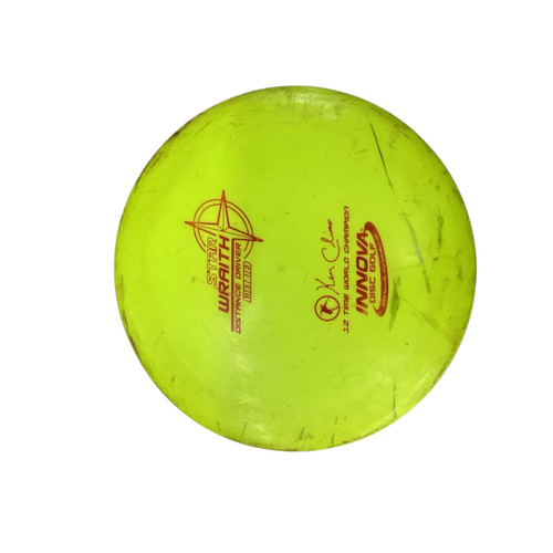 Vist Large View of Product Image Which is Used Innova STAR WRAITH Disc Golf Driver Yellow