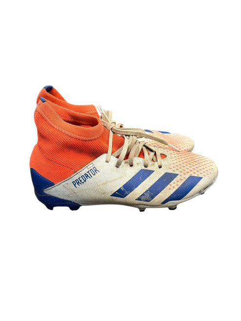 Vist Large View of Product Image Which is Used Adidas Jr FB Cleats White Junior 05.5