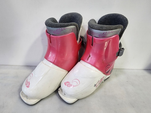 Vist Large View of Product Image Which is Used Tecno Pro G 40 Girls DH Ski Boot White 190 MP - Y12