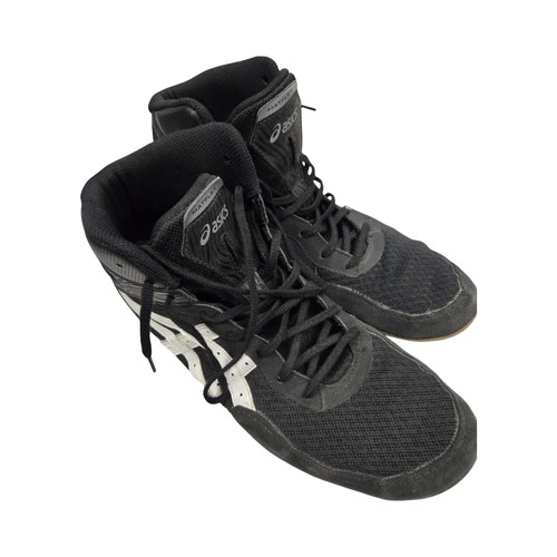 Vist Large View of Product Image Which is Used Asics Wrestling Shoes Black Senior 12