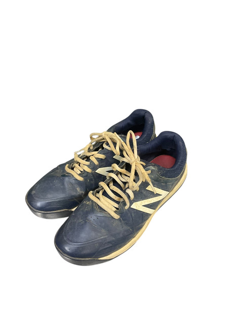 Vist Large View of Product Image Which is Used New Balance BASEBALL CLEATS BB/SB Cleats Navy Blue Junior 05