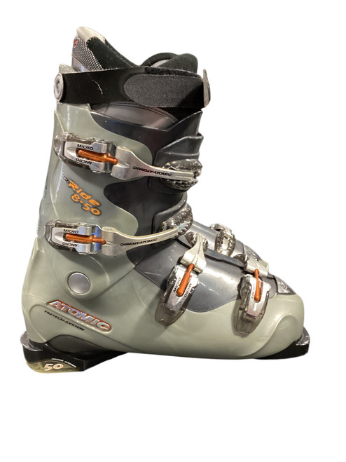 Vist Large View of Product Image Which is Used Atomic RIDE 8.50 Mens DH Ski Boot Grey 295 MP - M11.5