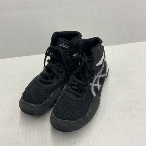 Vist Large View of Product Image Which is Used Asics Wrestling Shoes Black Junior 04.5