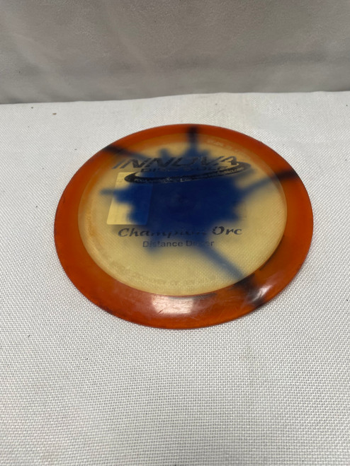 Vist Large View of Product Image Which is Used Innova CHAMPION ORC Disc Golf Driver Orange