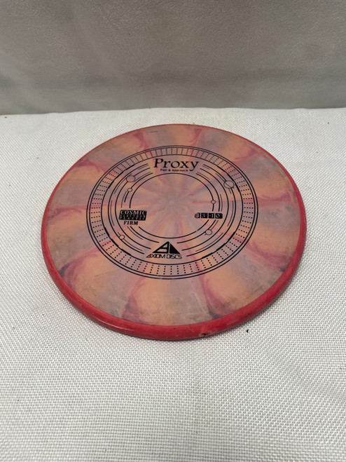 Vist Large View of Product Image Which is Used Axiom FIRM PROXY Disc Golf Putter Red