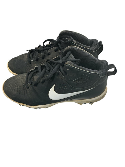 Vist Large View of Product Image Which is Used Nike ALPHA HUARACHE 3 BB/SB Cleats Black Junior 04