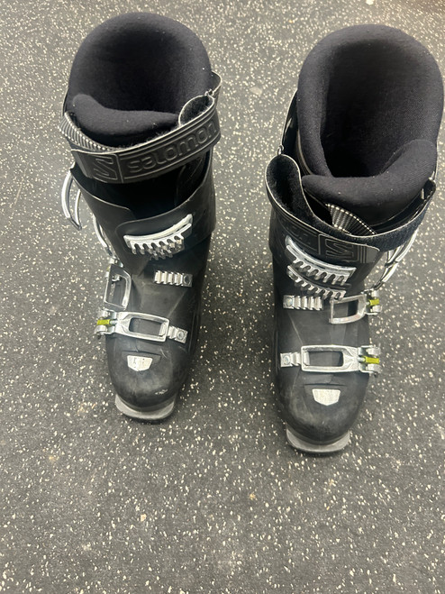 Vist Large View of Product Image Which is Used Salomon X-ACCES R80 WIDE Mens DH Ski Boot Black 260 MP - M08 - W09