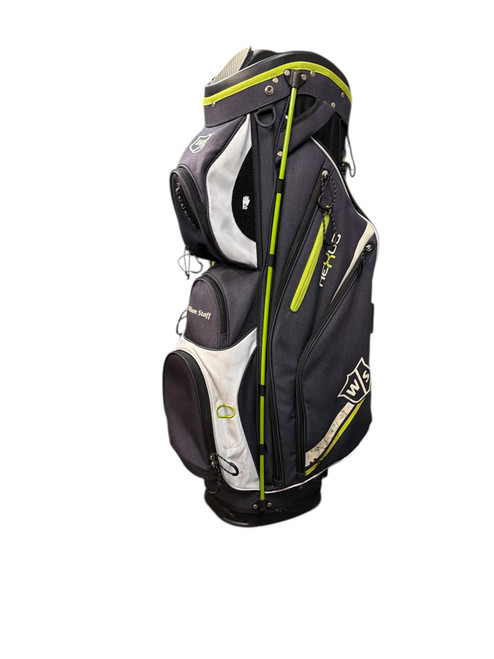 Vist Large View of Product Image Which is Used Wilson NEXUS Mens Cart Bag Black