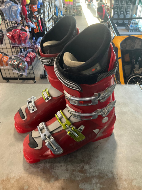 Vist Large View of Product Image Which is Used Salomon XWAVE Mens DH Ski Boot Red 285 MP - M10.5 - W11.5