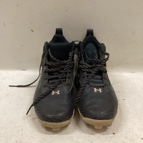 Vist Large View of Product Image Which is Used Under Armour BH BB CLEAT BB/SB Cleats Black Senior 5.5