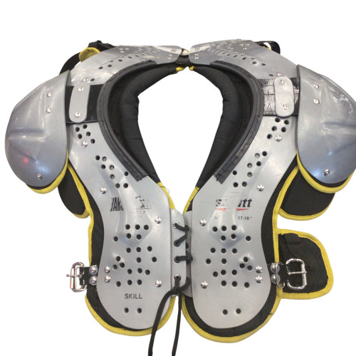 Vist Large View of Product Image Which is Used Schutt VARSITY FLEX 2.0 FB Shoulder Pads Grey SM