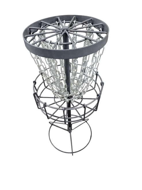 Vist Large View of Product Image Which is Used MVP BLACK HOLE MINI Disc Golf Goal Black