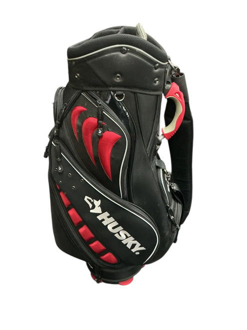 Vist Large View of Product Image Which is Used HUSKY Mens Cart Bag White/Black/Red