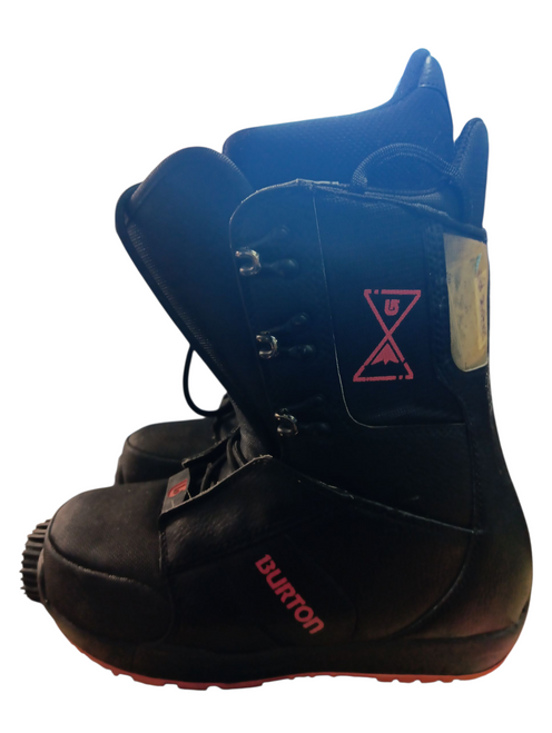 Vist Large View of Product Image Which is Used Burton PROGRESSION Mens Snowboard Boots Black Senior 7