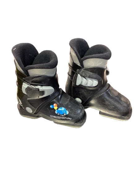 Vist Large View of Product Image Which is Used Rossignol R 18 Boys DH Ski Boot Black 165 MP - Y09