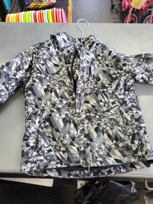 Vist Large View of Product Image Which is Used Columbia Outerwear Heavy Jacket Y Grey XS