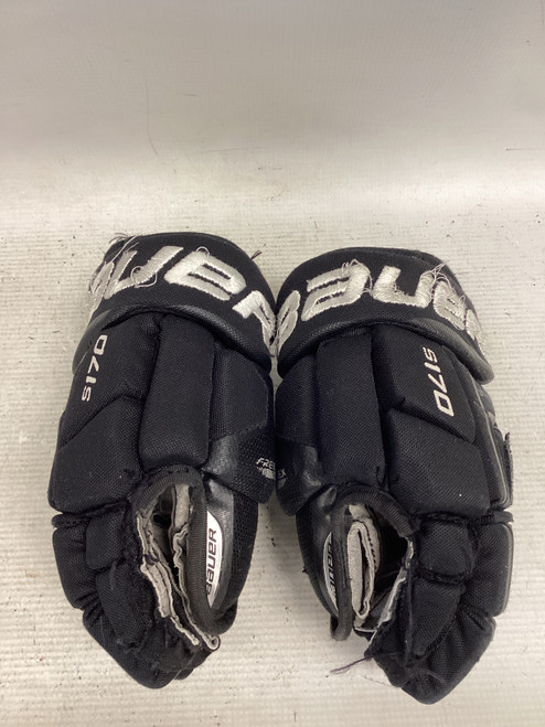 Vist Large View of Product Image Which is Used Bauer SUPREME 170S Junior Gloves Black 11"