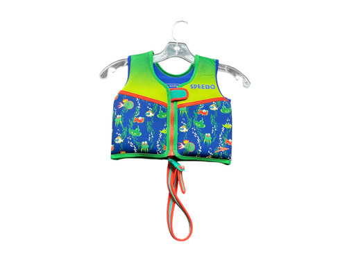 Vist Large View of Product Image Which is Used Speedo FISH Child PFD Green Child 30-50