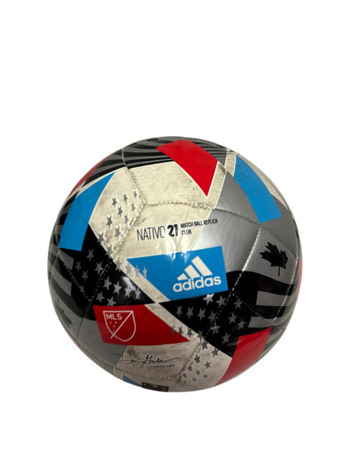 Vist Large View of Product Image Which is Used Adidas NATIVO 21 MATCH BALL REPLICA CLUB Size 4 Soccer Ball