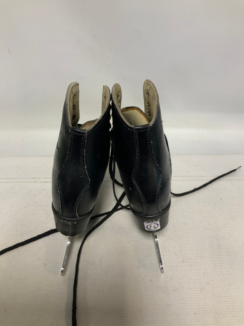 Vist Large View of Product Image Which is Used Risport LASER Mens Figure Skate Black Senior 7.5