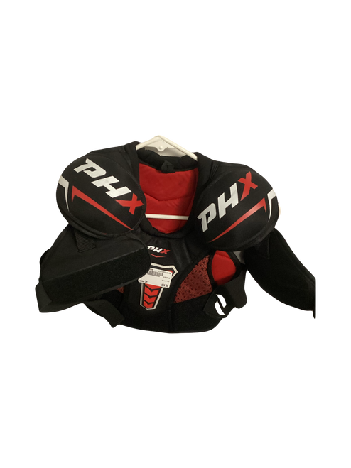 Vist Large View of Product Image Which is Used PHX Junior Shoulder Pads SM