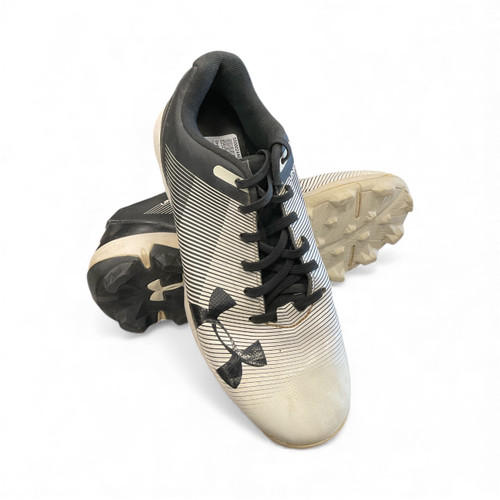 Vist Large View of Product Image Which is Used Under Armour BLACK CLEATS BB/SB Cleats Black Junior 05