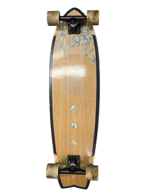 Vist Large View of Product Image Which is Used GLOBE CONCRETE OCEANS AND MOUNTAINS Complete Skateboard Natural Long