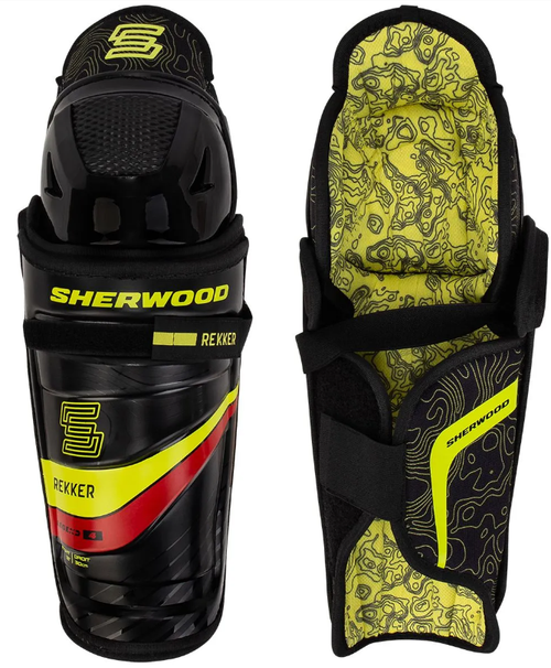 Vist Large View of Product Image Which is Sher-wood Hockey Hockey Shin Guards