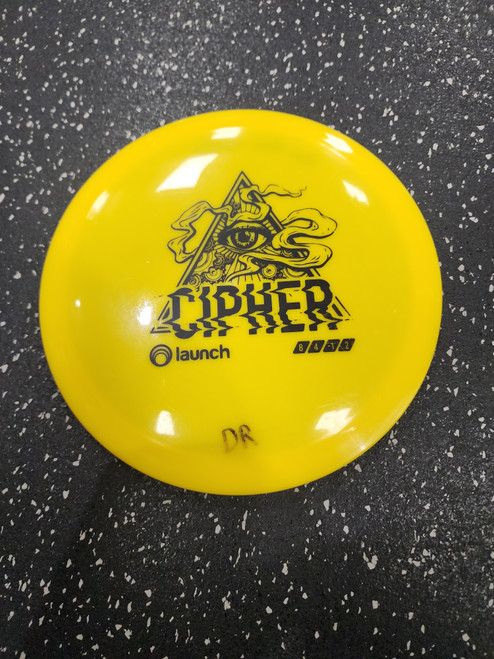Vist Large View of Product Image Which is Used Infinite Discs CIPHER Disc Golf Driver Yellow
