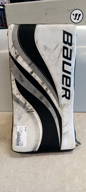 Vist Large View of Product Image Which is Used Bauer RX6 Junior Goalie Blocker None
